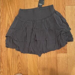 Hollister Gray Layered Skirt